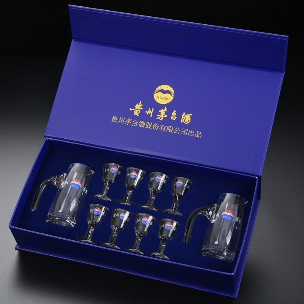 KweiChow Moutai Glass Gift Set BLUE